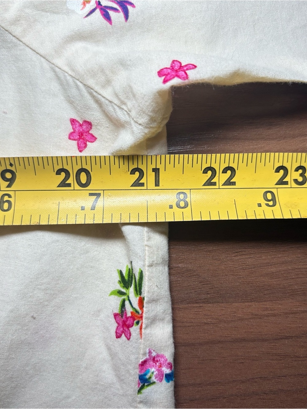 Vermont Country Store 100% Cotton Floral Blouse | Cottage Garden Button Top - Picture 10 of 11